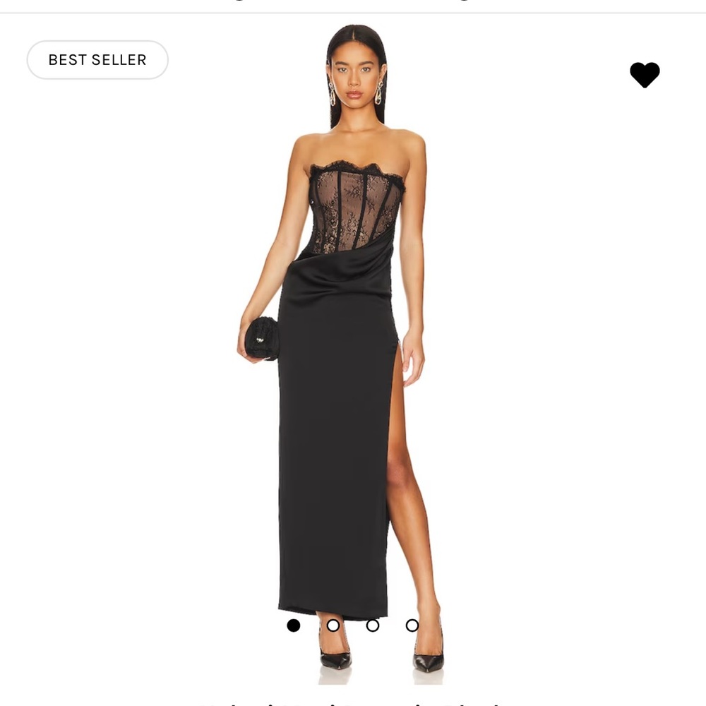 Revolve X NBD Nalani Maxi Dress in Black
